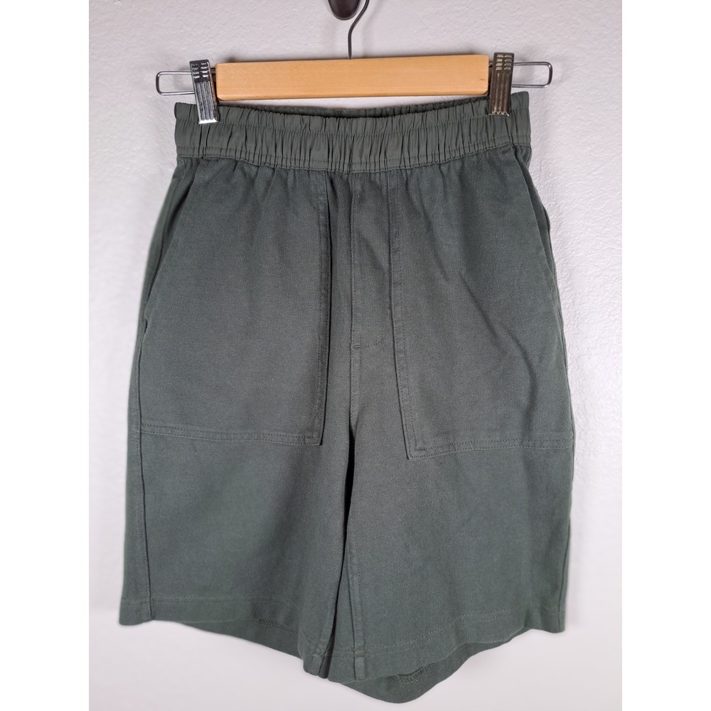 Free Assembly Mens XS Green Utility Shorts Elastic Waist Cotton MKB00006 NEW